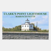 Clark's Point Lighthouse, Massachusetts Stickers (Voorkant)