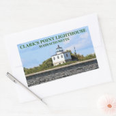 Clark's Point Lighthouse, Massachusetts Stickers (Envelop)