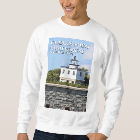 Clark's Point Lighthouse, Massachusetts Sweatshirt (Voorkant)