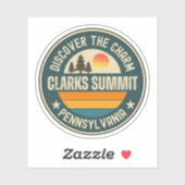 Clarks Summit, Pennsylvania Sticker (Vel)