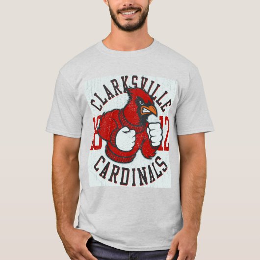 Clarks Ville Cardinals T-Shirt (Voorkant)