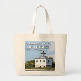 Clark's vuurtoren, Massachusetts Canvas tas