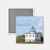 Clark's vuurtoren, Massachusetts Magnet (Voorkant / Achterkant)