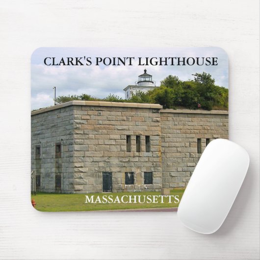 Clark's vuurtoren, Massachusetts Mousepad Muismat (Met muis)