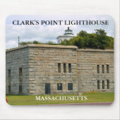 Clark's vuurtoren, Massachusetts Mousepad Muismat (Voorkant)