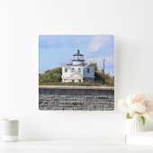 Clark's vuurtoren, Massachusetts. Square Wall klok (Huis)