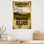 Clarksdale Mississippi Blues Poster (Keuken)