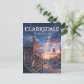 Clarksdale Mississippi Briefkaart (Staand voorkant)