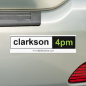 Clarkson4pm Bumpersticker (Op auto)