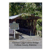 Clarkson Covered Bridge Alabama (Voorkant)