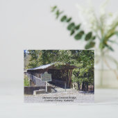 Clarkson Covered Bridge Alabama Briefkaart (Staand voorkant)