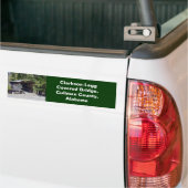 Clarkson Covered Bridge Alabama Bumpersticker (Op Truck)