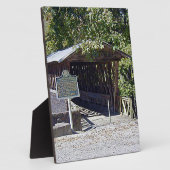 Clarkson Covered Bridge Alabama Fotoplaat (Zijkant)