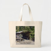 Clarkson Covered Bridge Alabama Grote Tote Bag (Voorkant)