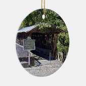 Clarkson Covered Bridge Alabama Keramisch Ornament (Rechts)