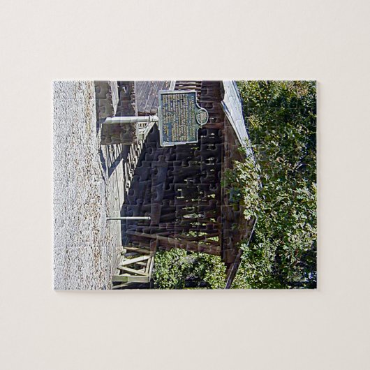 Clarkson Covered Bridge Alabama Legpuzzel (Horizontaal)