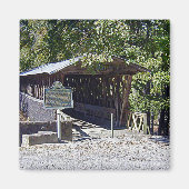 Clarkson Covered Bridge Alabama Magneet (Voorkant)