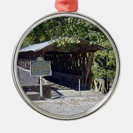 Clarkson Covered Bridge Alabama Metalen Ornament
