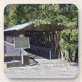 Clarkson Covered Bridge Alabama Onderzetter (Voorkant)