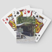 Clarkson Covered Bridge Alabama Pokerkaarten (Achterkant)