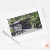 Clarkson Covered Bridge Alabama Rechthoekige Sticker (Envelop)