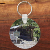 Clarkson Covered Bridge Alabama Sleutelhanger (Voorkant)