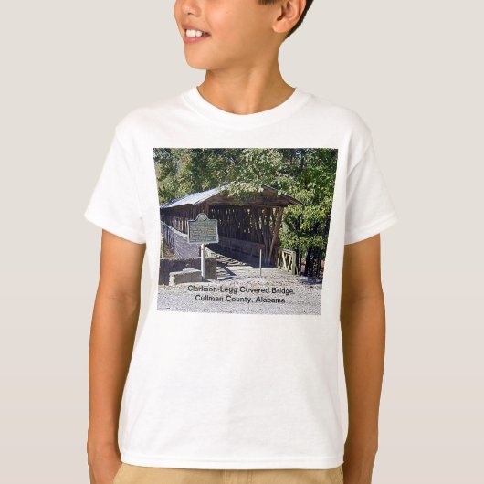 Clarkson Covered Bridge Alabama T-shirt (Voorkant)