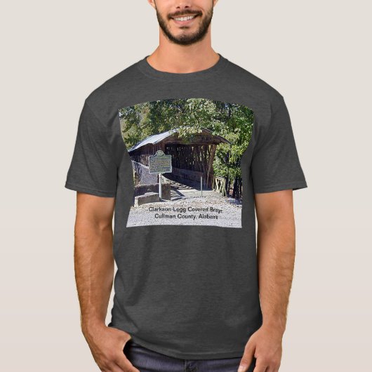 Clarkson Covered Bridge Alabama T-shirt (Voorkant)