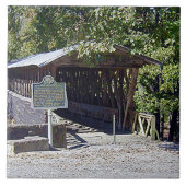 Clarkson Covered Bridge Alabama  Tegeltje (Voorkant)