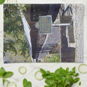 Clarkson Covered Bridge Alabama Theedoek (Gevouwen)