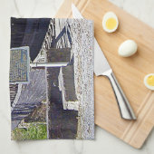 Clarkson Covered Bridge Alabama Theedoek (Quarter Fold)