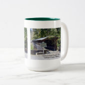 Clarkson Covered Bridge Alabama Tweekleurige Koffiemok (Voorkant rechts)