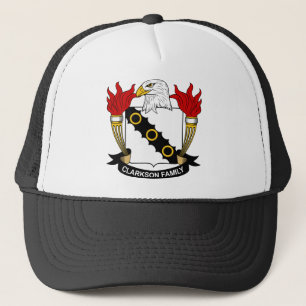 Clarkson Family Crest Trucker Pet
