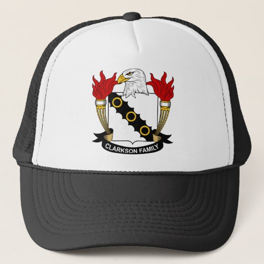 Clarkson Family Crest Trucker Pet (Voorkant)