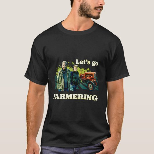 Clarkson's Boerderij Laten we gaan boeren T-shirt (Voorkant)