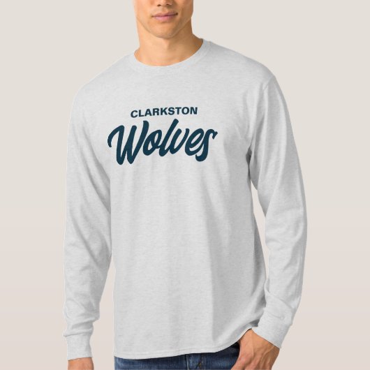 Clarkston High School bedrukt T-shirt (Voorkant)