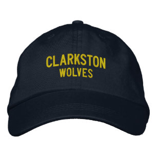 Clarkston High School geborduurd honkbalhoed Geborduurde Pet