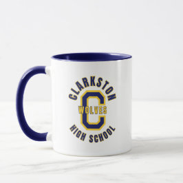 Clarkston High School Michigan Coffee Mug Mok