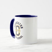 Clarkston High School Michigan Coffee Mug Mok (Voorkant links)