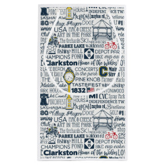 Clarkston Michigan Gift Bag Klein Cadeauzakje