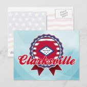 Clarksville, AR Briefkaart (Voorkant / Achterkant)