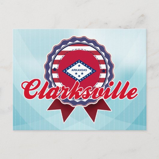 Clarksville, AR Briefkaart (Voorkant)