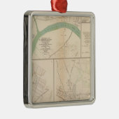 Clarksville, Tenn, Dalton, Ga Metalen Ornament (Rechts)