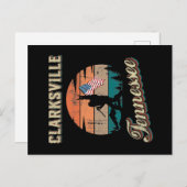 Clarksville Tennessee Briefkaart (Voorkant / Achterkant)