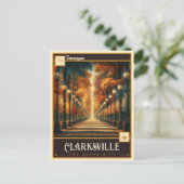 Clarksville, Tennessee |  Briefkaart (Staand voorkant)
