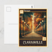 Clarksville, Tennessee |  Briefkaart (Voorkant / Achterkant)