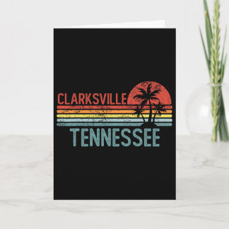 Clarksville Tennessee Grappig Usa Stad Trip Thuis  Kaart