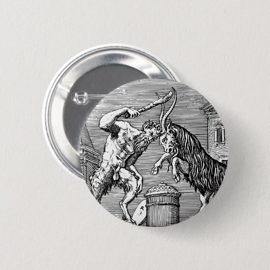 Clash of the Titans Ronde Button 5,7 Cm (Voorkant /achterkant)