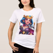 Clash Queen Tri-Blend Shirt (Voorkant)