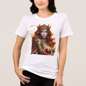 Clash Queen Tri-Blend Shirt (Voorkant)